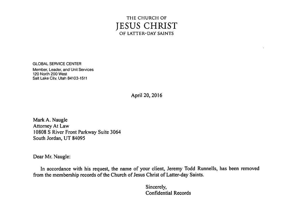 Mormon Kangaroo Court Against CES Author Jeremy T. Runnells